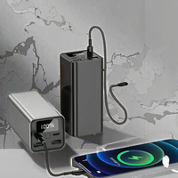 Prêt pour l'expédition 20000mAh double Charge rapide 65W Super vitesse de charge type-c batterie externe li-polymère ordinateur portable charge ordinateurs portables