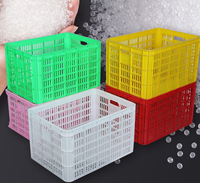 Vente directe d'usine Panier de manutention en plastique Caisses de manutention en plastique pour entrepôt de fruits Stockage de légumes