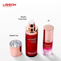 Ensemble de bouteilles et bocaux de luxe, pompe sans air, cosmétique, pour la crème des yeux, pot de maquillage