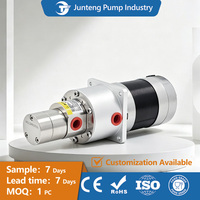 Pompe à engrenages à entraînement magnétique compacte 24V DC pour l'injection de produits chimiques et la recirculation d'eau dans les systèmes de lavage automatique de voitures
