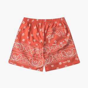 Pantaloncini estivi personalizzati con stampa Paisley Vintage Cropper100 % Nylon in poliestere pantaloncini da bagno Premium <span class=keywords><strong>Bandana</strong></span> pantaloncini da uomo - Product Image 5