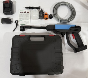 2026 OEM Venta de Fábrica Barata Pistola de Lavado de Coches Portátil con Batería de Litio, Aleación de Aluminio, Microfibra y Plástico, con Flujo Ajustable, Juego de Herramientas - Product Image 2