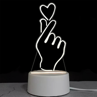 Veilleuse 3d Lampe de table Chambre OEM Moderne LED Chambre Acrylique 3d Veilleuse Anime