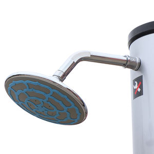 Venta caliente plata y negro <span class=keywords><strong>pintado</strong></span> PVC al aire libre piscina ducha solar ducha columna LY35L06 - Product Image 4