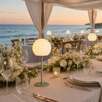Lampe de table LED romantique multicolore en fer forgé à changement de couleur pour mariage, chambre nuptiale, chevet, coiffeuse et décoration de fête