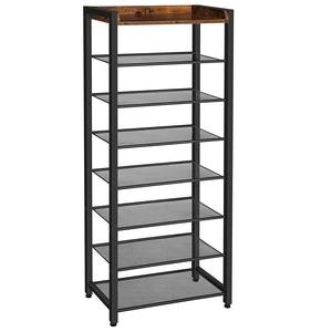 10-Tier Floor Standing Shoe <b>Rack</b> Large Capacity Shoe Storage Organizer Shelf for Entryway Hallway Front Door - Product Image 2