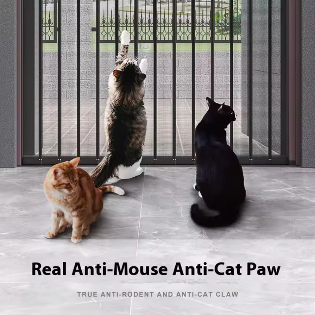 Anti Pet Claw Tear Proof Screen Mesh Insect Blocking Pet Screen Tear Proof Pet Scratch Resistant for Pet Door and Pet House