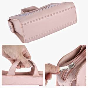 Customizable Fashion Waterproof Handle PVC <b>Transparent</b> PU Wash <b>Makeup</b> Storage <b>Bag</b> - Product Image 3