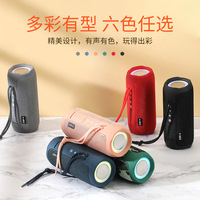 Haut-parleur Bluetooth portable étanche avec lumière LED, haut-parleur stéréo sans fil pour l'extérieur, prise en charge de la carte TF, USB, radio FM