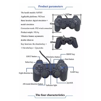 Mando Joypad con Cable para PS2, Control Remoto con Joystick para PS2