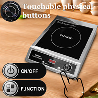 Cuisinière à induction parlante en braille. Bouton - Style, adapté aux malvoyants, haute puissance et plus sûr.
