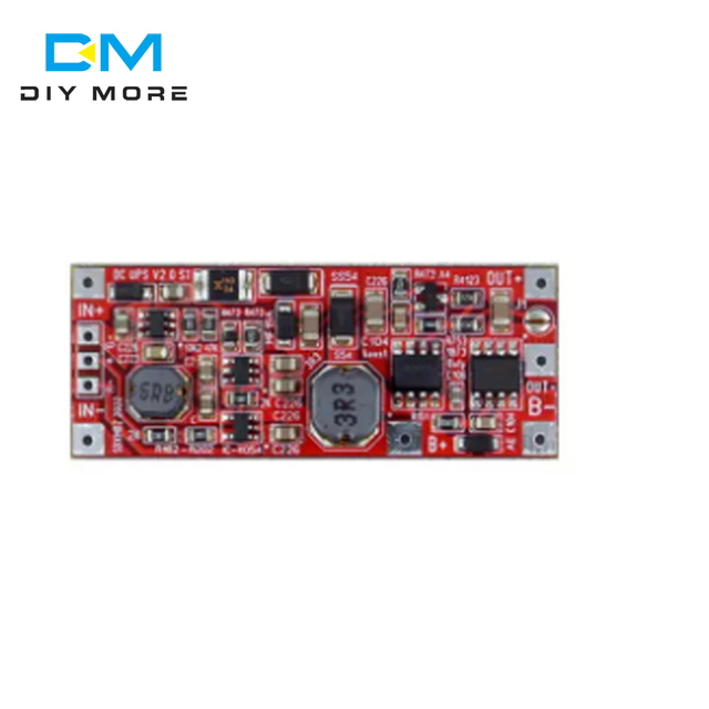 24W DC UPS V4.0 power supply module /12V uninterruptible power control board/Support 15V mode (red)
