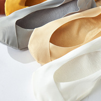 Chaussettes invisibles fines en soie glacée de haute qualité pour femmes, antidérapantes, couleur unie, pour ballerines et socquettes