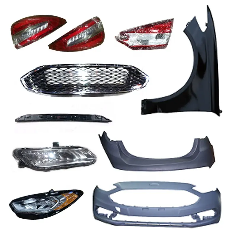 Hot Selling Body Parts Car Kit Front Bumper Headlamp Grille For Ford fusion 2017