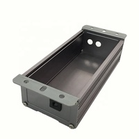 Boîtier de serveur Mini-ITX de haute qualité, tour moyenne, châssis en aluminium avec port USB frontal, ATX, refroidissement par eau, en stock, panneau latéral avec fenêtre