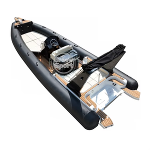 Bateau semi-rigide de luxe Yacht Di Lusso 860 Hypalon avec table et chaises, modèle de luxe <span class=keywords><strong>pour</strong></span> le divertissement familial - Product Image 1
