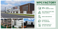 Planches de terrasse en composite pour jardin, faciles à installer, fournies par l'usine, revêtement de sol en composite bois, terrasse en WPC