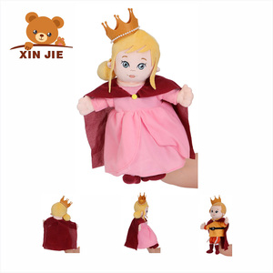 Nhà máy sản xuất phim hoạt hình sang trọng con rối tay trắng hình con ngựa mềm tay con rối thiết kế sáng tạo nhồi tay con rối - Product Image 4