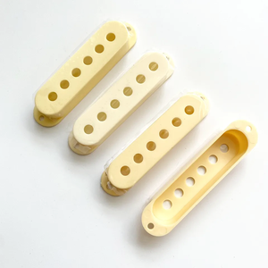 <span class=keywords><strong>Prix</strong></span> de gros d'usine 48mm 50mm 52mm Vintage White Ivory Single Coil Guitar Pickup Cover pour ST Electric Guitar - Product Image 2