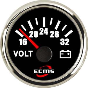 Voltmètre analogique 16-32V 52mm pour yacht, bateau, camping-car, voiture, véhicule modifié, catégorie de produits - Product Image 3