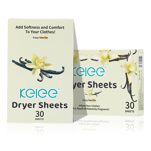 Toallitas Suavizantes de Tela Ecológicas Personalizadas KELEE, Toallitas Suavizantes de Tela Biodegradables y Disolubles para Secadora - Product Image 1