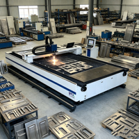 Machine de découpe laser à fibre CNC haute vitesse 3000W, nouvelle source Raycus, pour acier, fer, aluminium, bois, plastique, caoutchouc, PLT