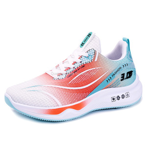 Scarpe da ginnastica casual da <span class=keywords><strong>uomo</strong></span> estive nuove con blocchi di colore, alla moda, traspiranti, leggere, con lacci, per camminata - Product Image 5