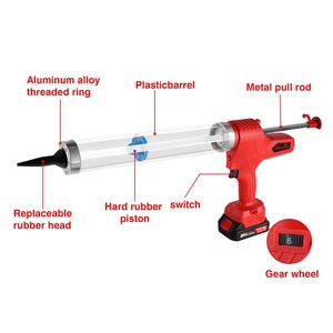 ONEVAN 10000N 6 vitesses Colle pour verre Scellant pour coutures 500W 600ml Cylindre en caoutchouc souple 88vf Sku004969_3 Batterie 18V - Product Image 4
