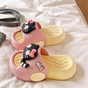 Cute KT Cat <b>Slippers</b> For Women Summer EVA Thick Sole Cloud Feel Non Slip Indoor Outdoor Slides - Product Image 4