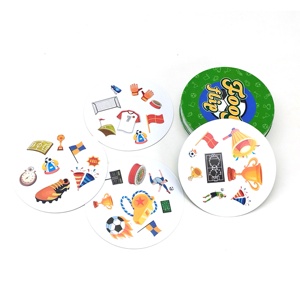 Jeu <span class=keywords><strong>de</strong></span> cartes sur le thème du football, jeu <span class=keywords><strong>de</strong></span> société familial <span class=keywords><strong>de</strong></span> stratégie en papier avec des règles simples - Product Image 4
