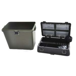 Stock multifonction grande capacité vert de l'armée boîte de rangement pour siège de pêche boîte de transport pour siège de bateau - Product Image 3