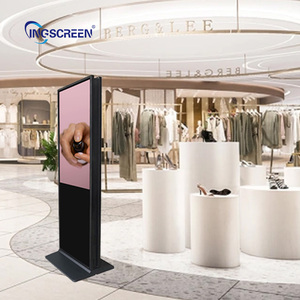 Ingscreen 43 inch trong nhà Android Double Sided màn hình quảng cáo kỹ thuật số biển hiển thị <span class=keywords><strong>LCD</strong></span> Màn hình kép tầng đứng kiosk - Product Image 3
