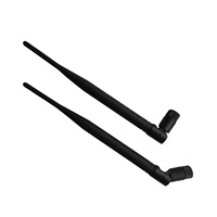 Antenne Omnidirectionnelle 868 MHz 5 dBi pour Routeur, Type Rubber Duck LoRa/Lorawan, Connecteur Mâle, Conception Pliée 210 mm, VSWR 1.5, Puissance 50W