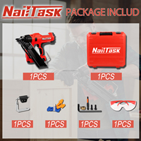Cloueur industriel sans balais Master-built 20V NailTask DCCN110-3490, capacité de 53 clous, énergie d'impact de 110J, pour usage résidentiel