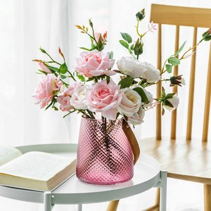 Ánh sáng sang trọng cầm tay bình thủy tinh hiện đại đơn giản hoa bình chèn sáng tạo trang trí nhà phòng khách - Product Image 3