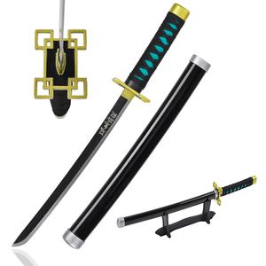Vente en gros de l'épée miniature Nichirin de 45 cm du <span class=keywords><strong>manga</strong></span> Demon Slayer, Muichiro Tokito, katana japonais, jouet d'épée en acier, véritable <span class=keywords><strong>arme</strong></span> - Product Image 1