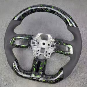 Volante Deportivo de Fibra de Carbono Forjado Tuner, en Oferta, para Ford <span class=keywords><strong>Mustang</strong></span> 2015-2023 GT Shelby, Modificación Personalizada - Product Image 1