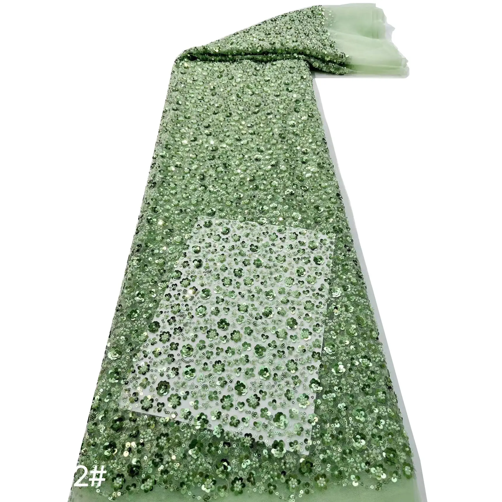 Grosir Cina kain renda pengantin bordir kain renda kualitas tinggi dengan manik-manik dan kain renda mutiara untuk taplak meja