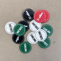 Jetons en plastique personnalisés, durables, écologiques et non toxiques avec logo sur mesure pour jeux, vente en gros, jetons arrondis, OEM/ODM disponibles