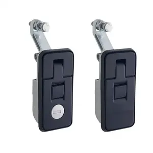 Hengsheng MS718 Panel Trigger Latch Push Button Door Lock Zinc Alloy Compression Lever Latch Electrical Cabinet Lock