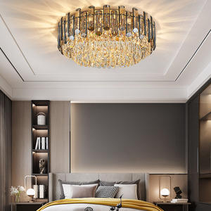 PM现代豪华K9水晶悬挂吸顶灯北欧餐厅客厅酒店装饰圆形餐厅吸顶灯 - Product Image 5