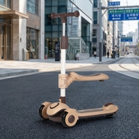 Trottinette Pliante Confortable Nouveau Design pour Enfants de 2 à 9 Ans Filles Garçons Skateboard