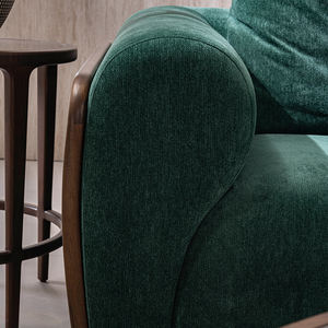 समकालीन 5-6 सीटर सेशनल सोफा आधुनिक लिविंग रूम फर्नीचर के लिए असबस्टर्ड लकड़ी के आधार के साथ ठोस लकड़ी के फ्रेम सेट - Product Image 6