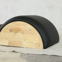 Correcteur de posture et d'étirement pour Pilates en bois massif, portable, silencieux, réglable, avec soutien lombaire, couleur de cuir personnalisable