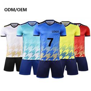Camiseta de Fútbol de Alta Calidad para Hombre y Mujer, Uniforme de Fútbol de Secado Rápido para Entrenamiento de Equipos Juveniles, Camiseta de Fútbol con Logotipo Personalizado por Sublimación - Product Image 1