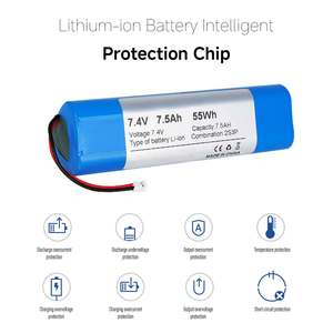 WHOLESALE Custom 7.4V 7500mAh 2S3P 18650 Li-ion <b>Battery</b> Pack for Swimming Pool Vacuum Cleaner <b>Rechargeable</b> <b>Battery</b> - Product Image 4