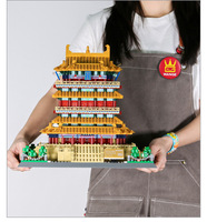 Ensemble de blocs de construction Majestic Architecture de 1557 pièces, modèle de structure de style Reobricks, briques emboîtables pour enfants, jouet STEM