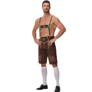 Vente flash : Costume d'Oktoberfest allemand pour <span class=keywords><strong>homme</strong></span>, combinaison COS, <span class=keywords><strong>tenue</strong></span> pour festival <span class=keywords><strong>de</strong></span> <span class=keywords><strong>la</strong></span> bière, Halloween - Product Image 3