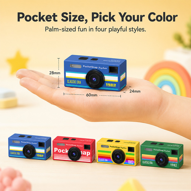 1080P Pocket Mini Kids Digital Camera Retro Design for Gift Retail OEM Private Label Supplier