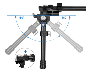 액션 스포츠 슈팅 망원경 용 전술 알루미늄 사냥 용품 삼각대 어댑터 스탠드 양면 - Product Image 2